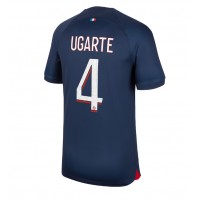 Camiseta Paris Saint-Germain Manuel Ugarte #4 Primera Equipación Replica 2023-24 mangas cortas